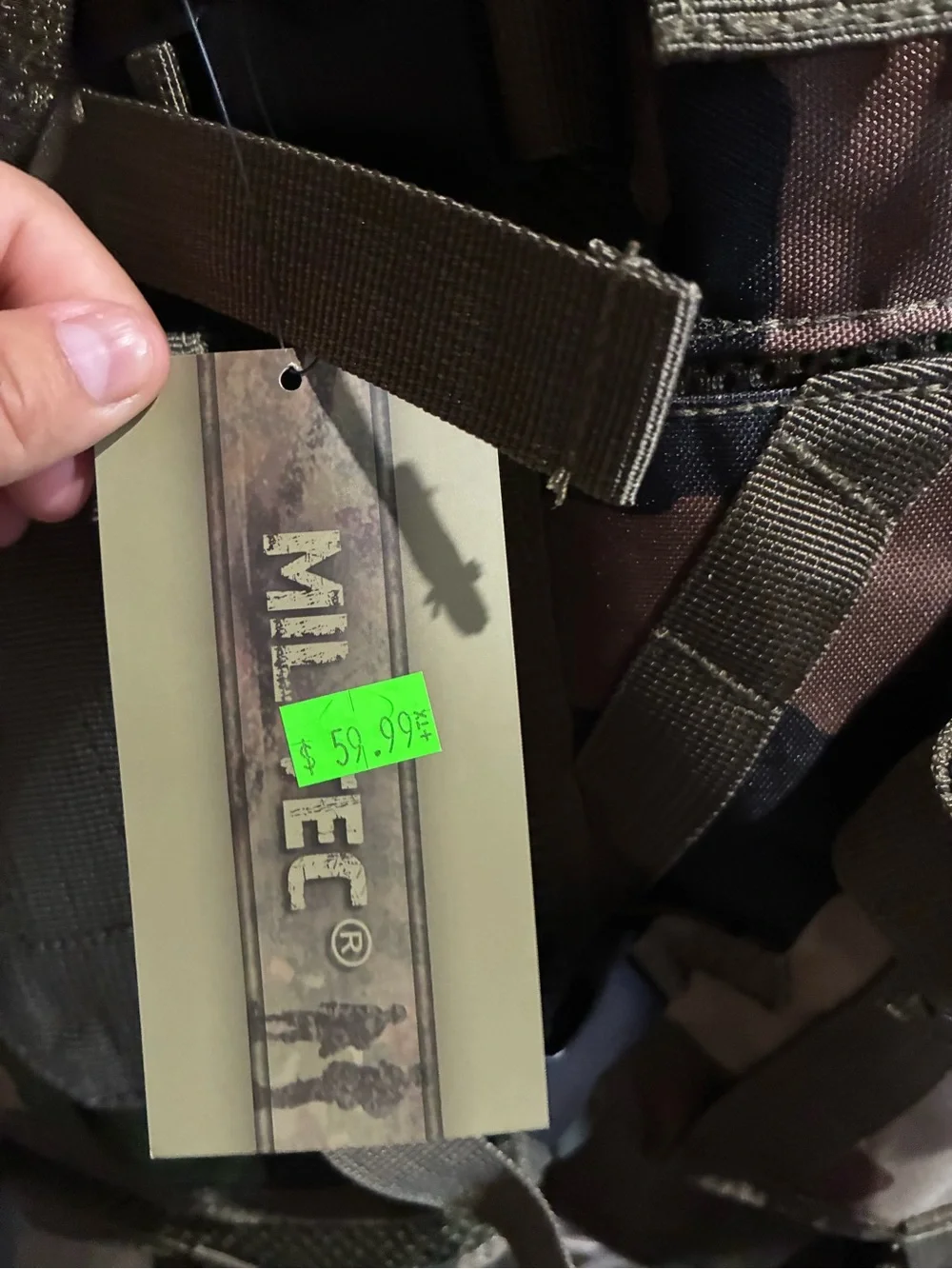 Kids Utility Play Vest in Olive Green Camo